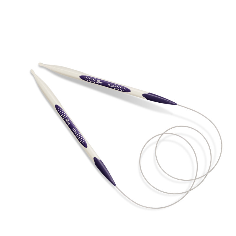 Aiguilles à tricoter circulaires 32 po Prym ergonomics, US 11 (8 mm)