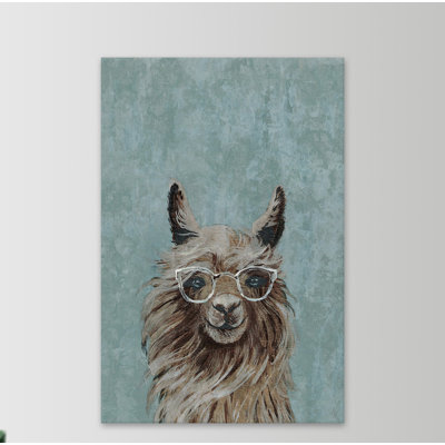 Llama Model - Wrapped Canvas Painting