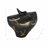 Decorative Abstract Table Vase for Home Decor – Modern Flower Vase for Shelf Styling, Tabletop Entryway, and Living Room Decor – 9", Black/ Gold