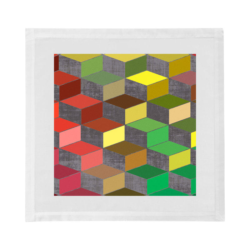 Modern Steps Cotton Sateen Dinner Napkins