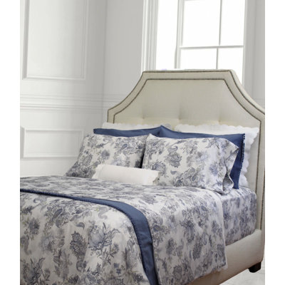 Talavera Sheet Set White/ Blue