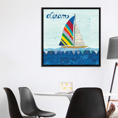 « arc-en-ciel spinnakers ii », impression sur toile