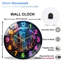 Horloge murale moderne 12 po