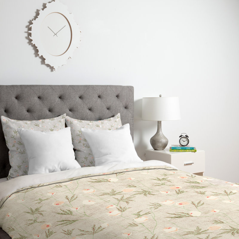 Ensemble de housse de couette, Beige, Housse de couette de très grande taille et 2 taie