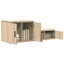 Storage Cabinet 127 X 41 X 40 Cm Engineered Wood-1451776863