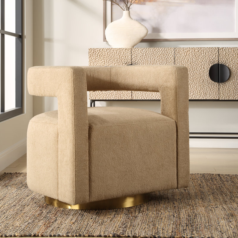Chaise pivotante moderne Uttermost