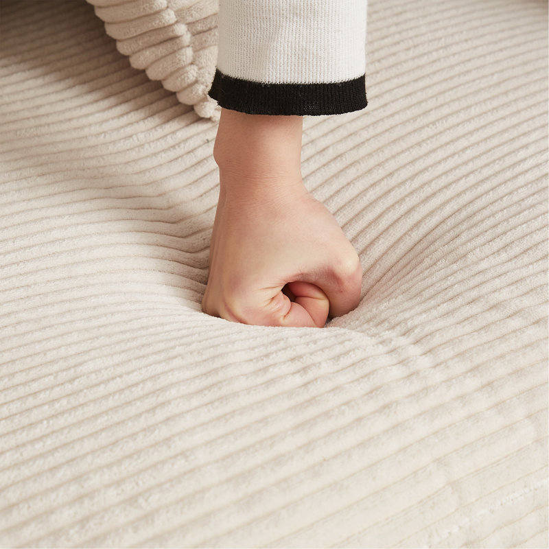 Canapé en L surdimensionné avec méridienne Luxe, Beige