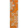 Premium Machine Washable Prisco Orange Rug