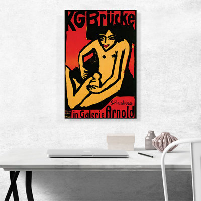 Affiche, "Reproduction d'art sur toile tendue" par Ernst Ludwig Kirchner