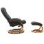 Adrienna Ergonomic Executive Office Reclining Chair with Footstool-1045935675