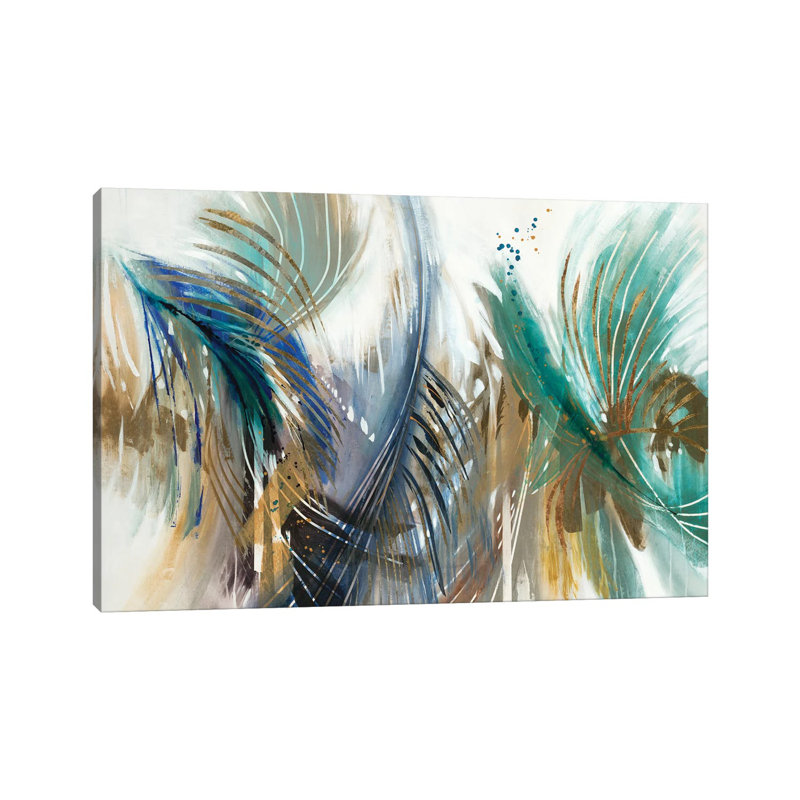 Solstice par K. Nari - Giclée sur toile tendue avec châssis, H 18 po x l 26 po x P 1,5 po, Toile avec cadre noir