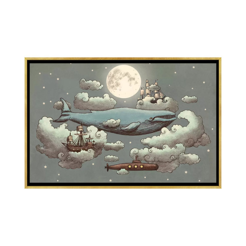 # 1, art sur toile, Encadrement doré, H 32 po x l 48 po x P 1,5 po