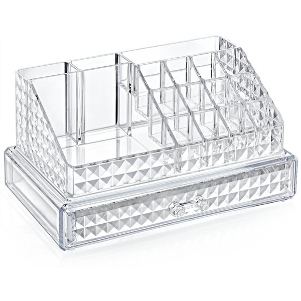 Clear Acrylic Jewelry Organizer and Makeup Organizer Cosmetic