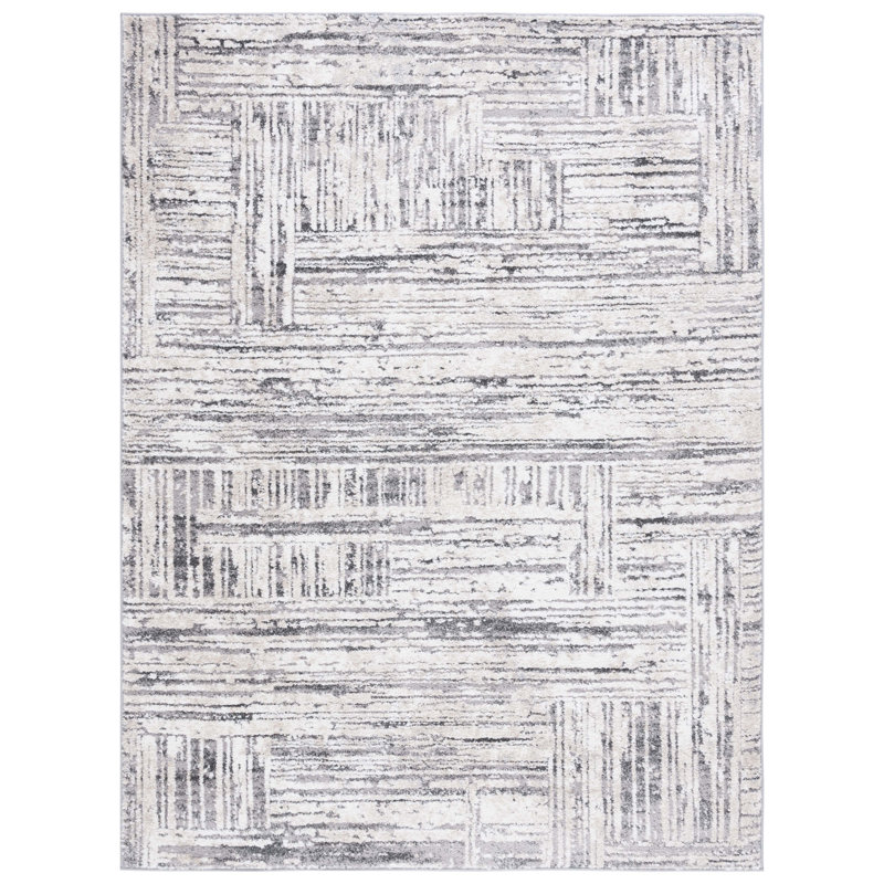 Hanka Performance Abstract Rug, Rectangle 4' x 6'