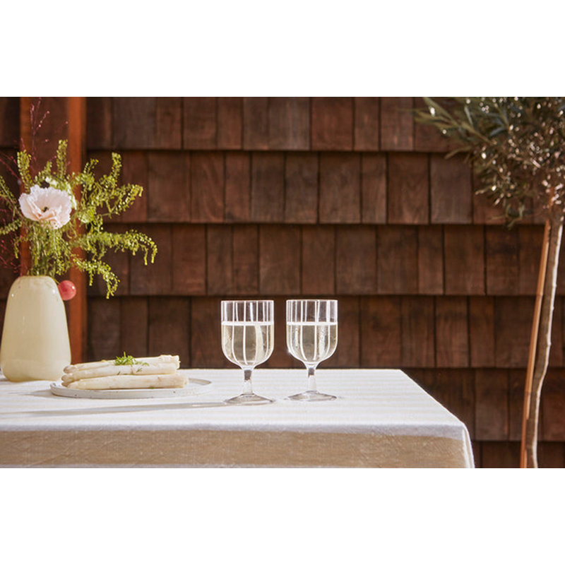 Mizu Handmade Wine Glass, Clear
