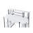 All Purpose White Finish Writing Desk-406743268