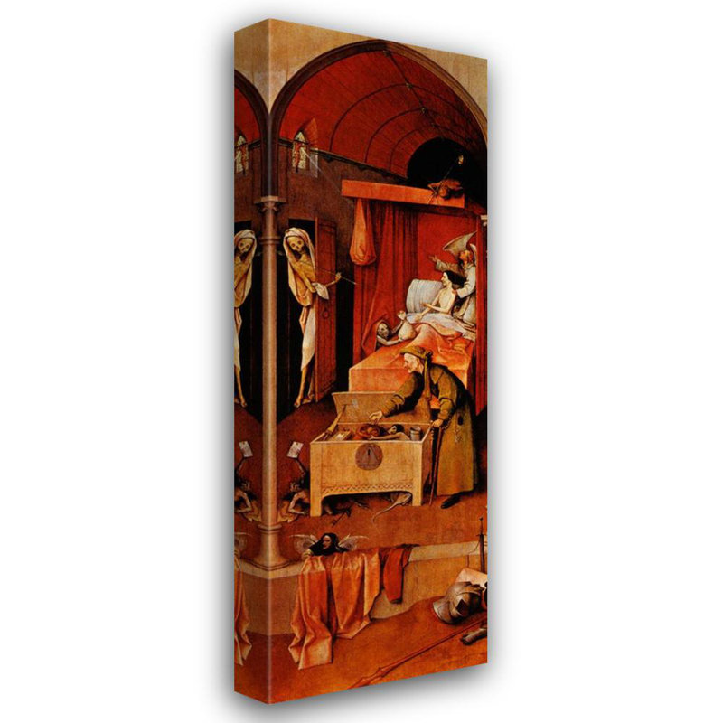 Death and the Miser, 24" H x 8" W