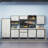 Makeace Heavy-Duty Mobile Tool Cabinet with 4 Drawers & Lockable Door, Full-Extension Ball Bearing Slide Rolling Garage Storage-636212742
