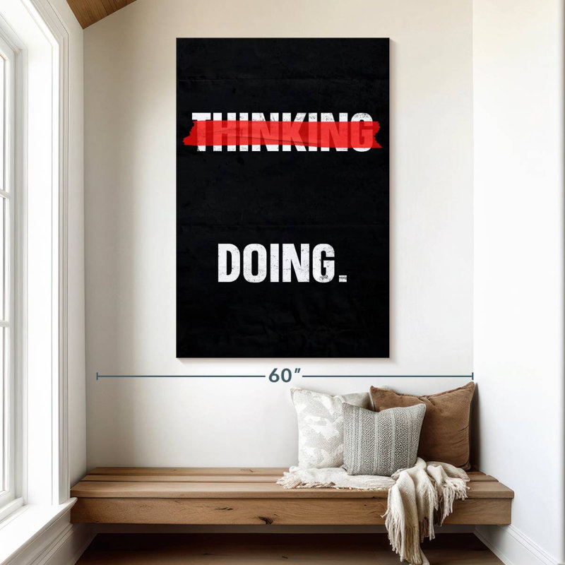 Doing, 51" H x 34" W