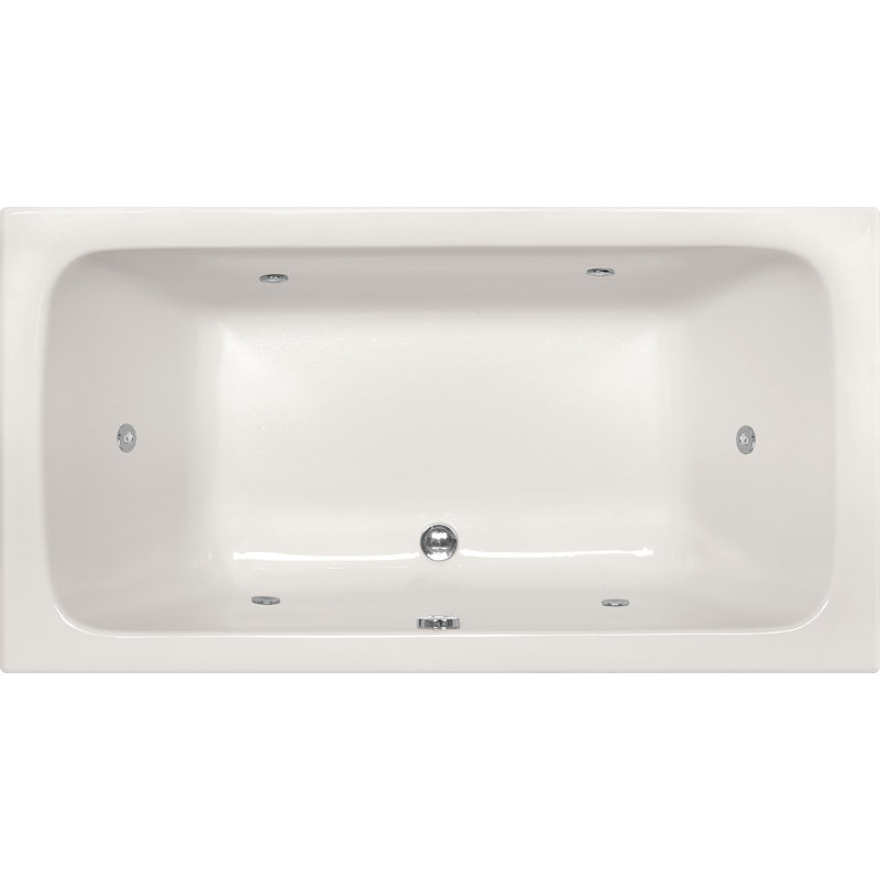 Kira 72'' L Bathtub, White, Matte Black