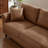 86.6'' Faux Leather Sofa-381246845