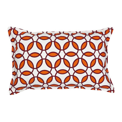  Rings Cotton Canvas Lumbar Pillow