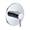 Garniture de robinet de douche à pression équilibrée ronde seulement