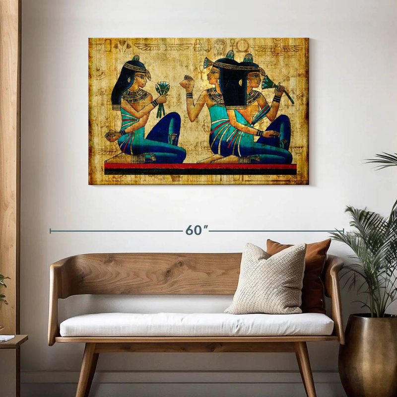 Keiri Ancient Egyptian Parchment, 30" H x 45" W