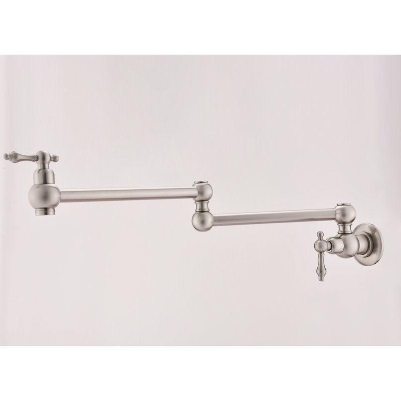 Pot Filler Faucet Wall Mount, Brushed Nickel