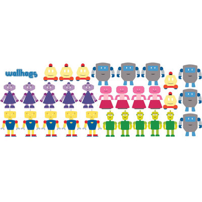 Adhésifs décoratifs «Cute Robots»