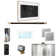 XDream Steam Shower Control Package with iSteamX Control and Linear Steamhead in White Satin Brass