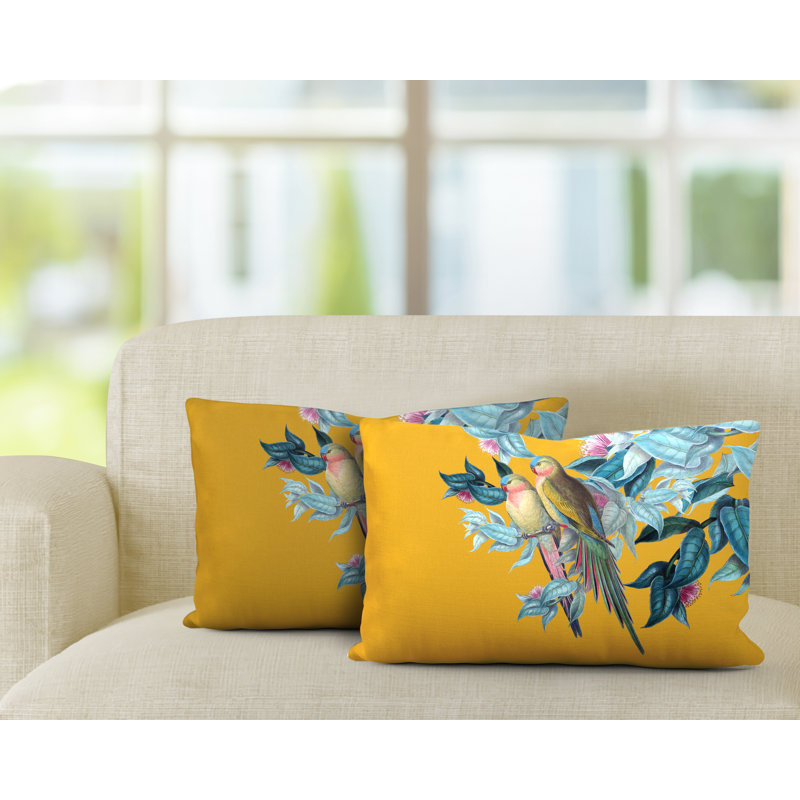  Coussin intérieur / extérieur Lumbar, Jaune