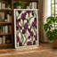 Iris Garden Pattern Botanical - Wrapped Canvas-1218402435-1218402436