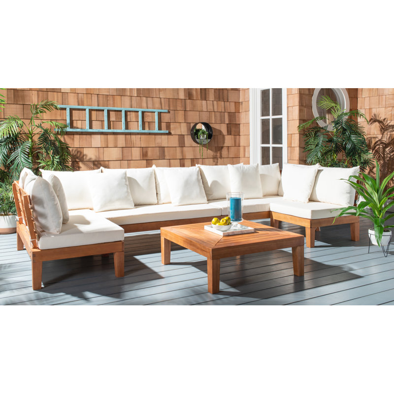 Tokarz Eucalyptus 5 - Person Patio Conversation Sets with Cushions
