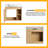 24" Bathroom Vanity Set, Single Wall Mounted Bathroom Vanity With Ceramic Basin Sink Top, Floating Vanity With 1 Door And Shelf-1295293616-1295293619