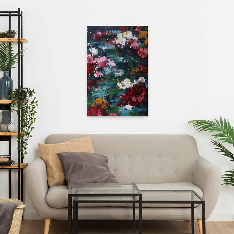 Art abstrait contemporain abstrait abstrait, 24" H x 16" W