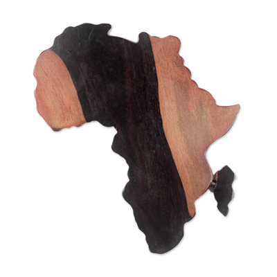Décoration murale carte de l'Afrique