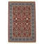 Tapis tribal à motif de chevrons turc rétro anatolien One-of-a-Kind 6 pi 8 po x 9 pi 10 po