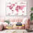 " Places She Will Go World Map " by Enchanté Designs-1710521730