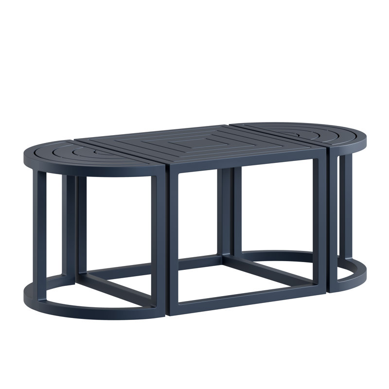 Tea Table (3 Piece), Navy