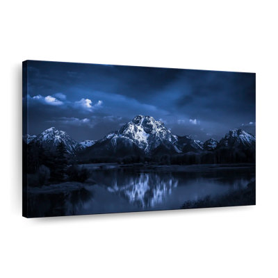«Night Sky At Grand Teton», reproduction sur toile