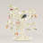 ORNAMENT TREES Summer 12-Piece Mini Ornament & Tree Set