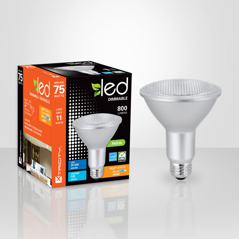 Ampoule à lumière del à luminosité e26, 3000 K