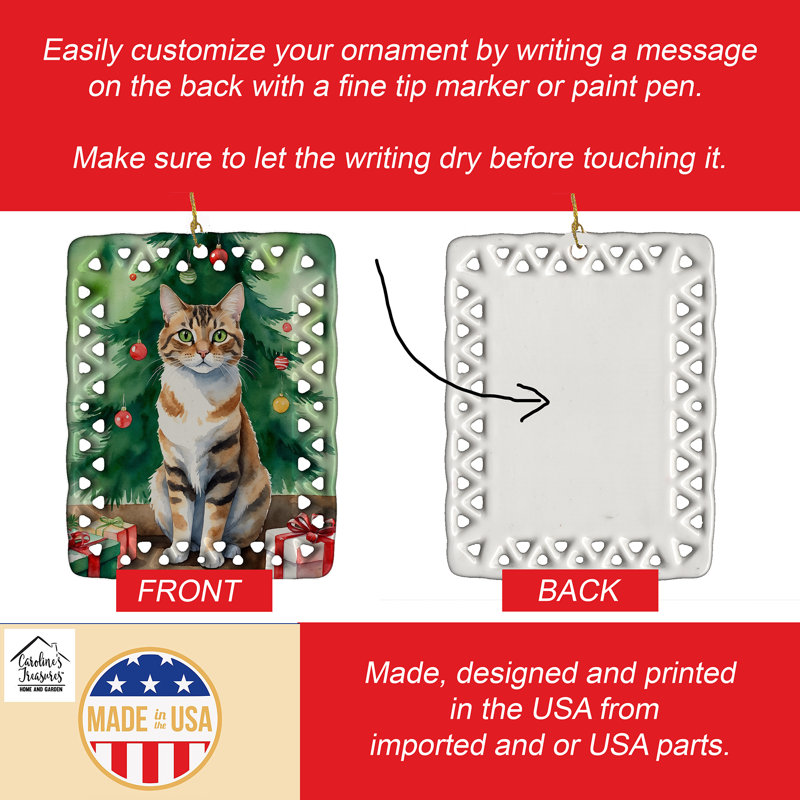Ornement en porcelaine Owyhee, Owyhee Bob Cat