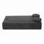 Canapé-lit 2 en 1 avec coussin, canapé-lit simple, canapé-lit pour plancher et futon, canapé-lit pliant en mousse pour le salon, les invités, le bureau, un appartement, aucun assemblage requis-1406566618