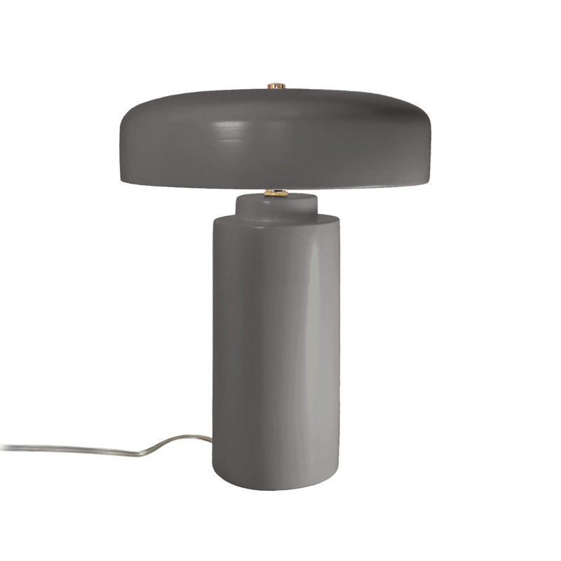 Lampe de table Percy, Gris brillant