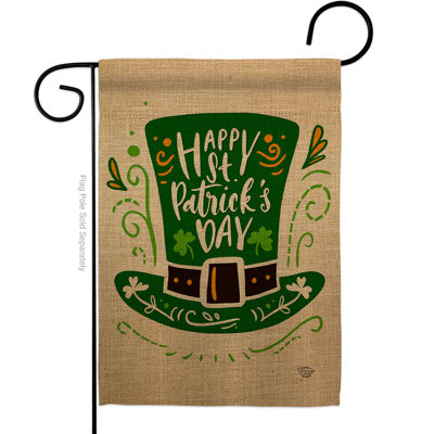 Drapeau de jardin St Pat Hat