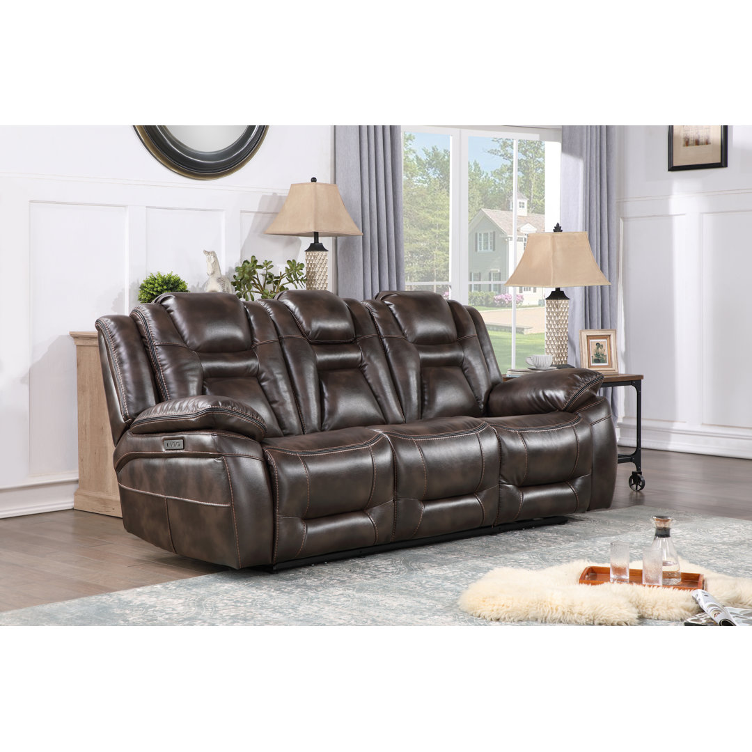 Danarius 88.25" Pillow Top Arm Reclining Sofa Winston Porter