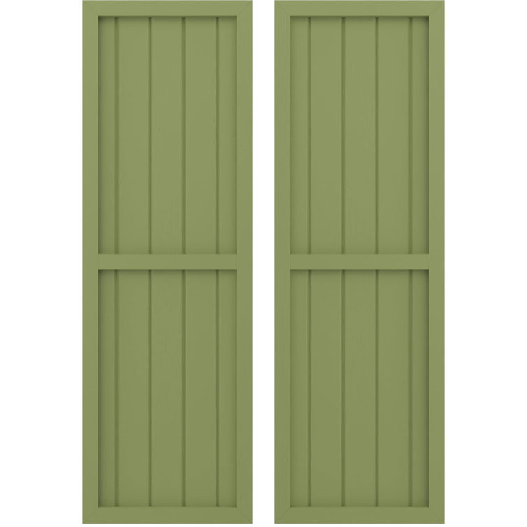 Deux volets à panneaux égaux Americano (par paire)