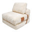 Pouf Lazy Sofa pliable avec revêtement en velours côtelé, convertible en lit pour salon, chambre ou dortoir-1969071371